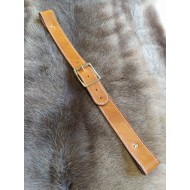 Straps - 1.5" Wide Classic Sports Car Rack 14" to 20" Adjustable  Cross Strap in Saddle Tan Leather (SINGLE STRAP)